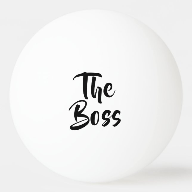 PELOTA DE PING PONG DIVERSIÓN, EL JEFE (Anverso)