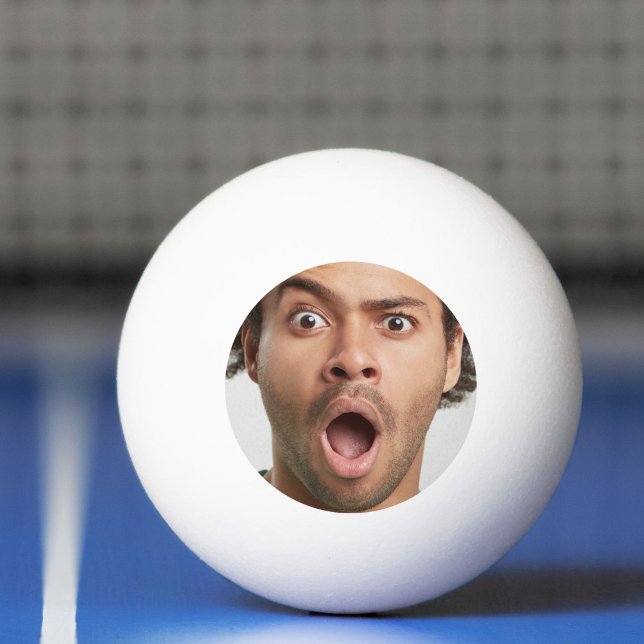 Pelota De Ping Pong Diversión fotográfica personalizada (Personalized Photo Fun Ping Pong Ball)