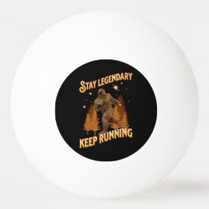 Pelota De Ping Pong Divertida Motivación para Correr de Bigfoot