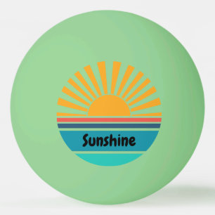 Pelota De Ping Pong Divertido Sunshine