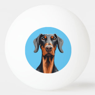 Pelota De Ping Pong Doberman