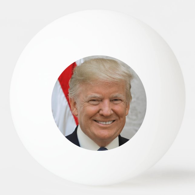 Pelota De Ping Pong Donald Trump (Anverso)