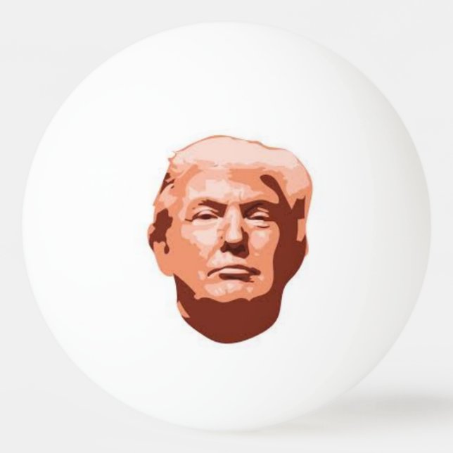 Pelota De Ping Pong ¡Donald Trump me golpeó! (Anverso)
