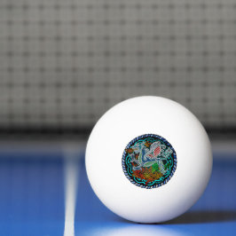 Pelota De Ping Pong Dragon celtique