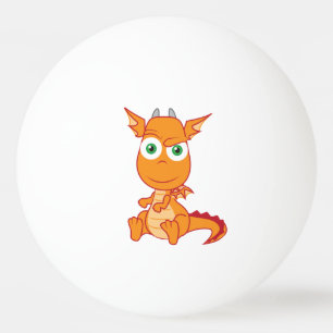 Pelota De Ping Pong Dragón dañoso Smirking