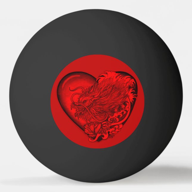 Pelota De Ping Pong Dragon Heart (Anverso)