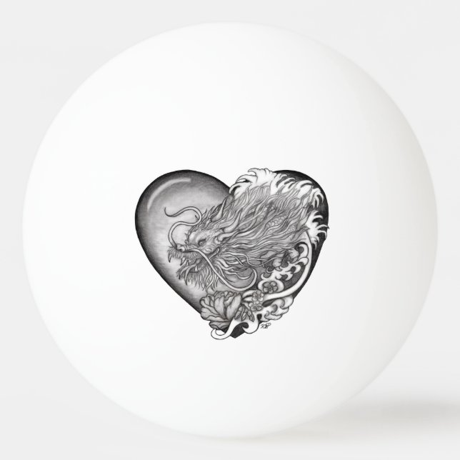Pelota De Ping Pong Dragon Heart (Anverso)
