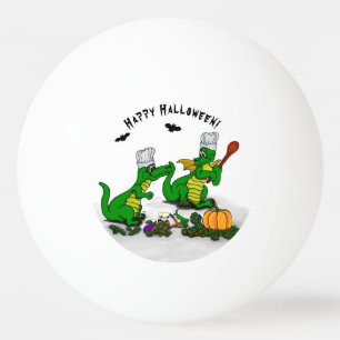 Pelota De Ping Pong Dragones - ¡Feliz Halloween! Hoy cocinaré