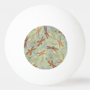 Pelota De Ping Pong Dragonfly Dance Gold