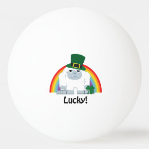 Pelota De Ping Pong Duende Yeti Afortunado