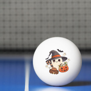 Pelota De Ping Pong Dulce Fantasma de Halloween en Estilo Kawaii