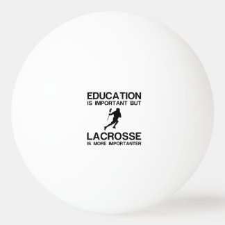 PELOTA DE PING PONG EDUCACIÓN IMPORTANTE LACROSSE MÁS IMPORTANTE