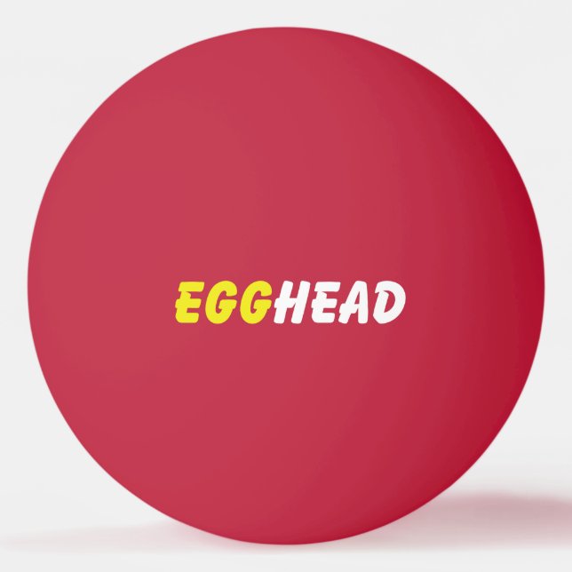 PELOTA DE PING PONG EGGHEAD (Anverso)