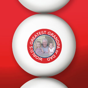 Pelota De Ping Pong El abuelo de papá más grande del mundo foto azul r