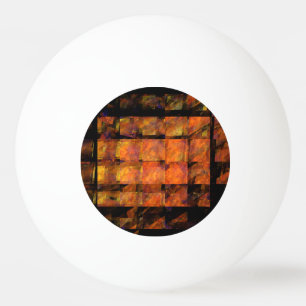 Pelota De Ping Pong El arte abstracto de la pared