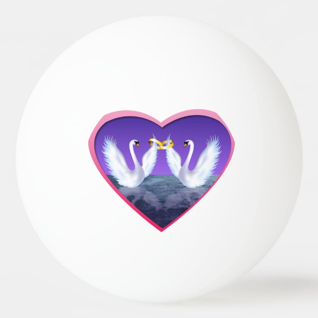 Pelota De Ping Pong El Boda de Swan (Reverso)