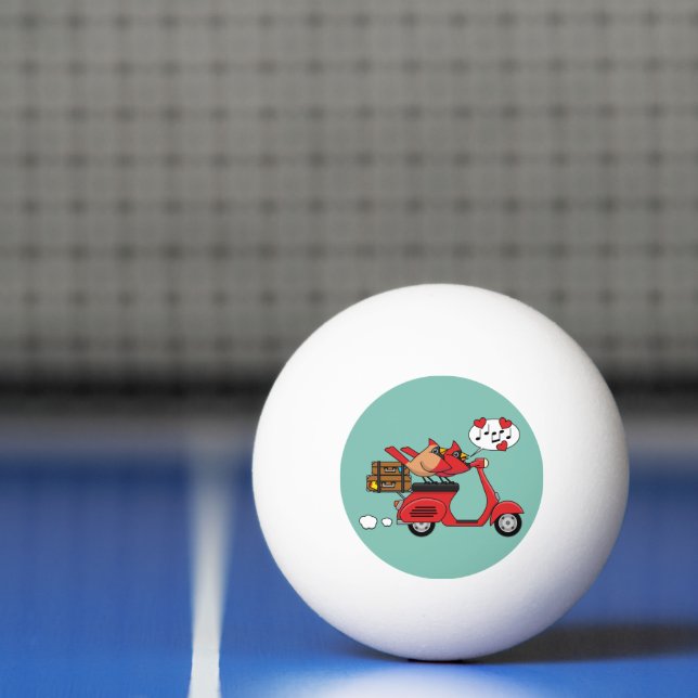 Pelota De Ping Pong El cardenal rojo le gusta a Scooter (Neto)