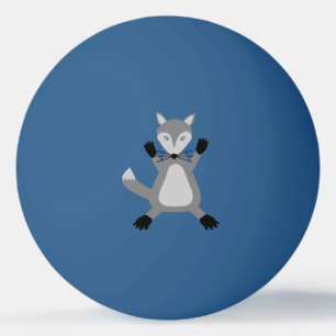 Pelota De Ping Pong El espeluznante Lobo de Halloween