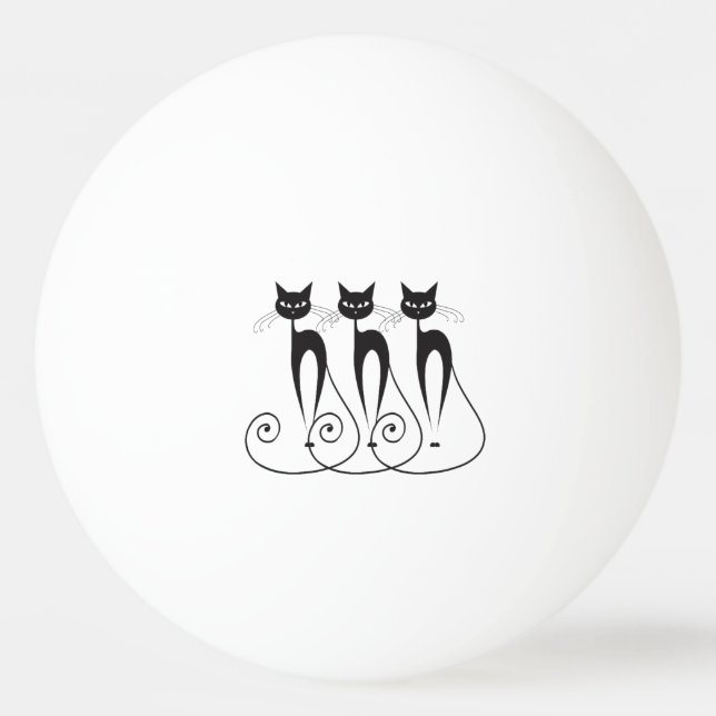 Pelota De Ping Pong El gato caprichoso PERSONALIZA (Anverso)