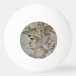 Pelota De Ping Pong El guerrero con casco de Leonardo, Ping Pong Ball