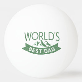 Pelota De Ping Pong El mejor papá del mundo