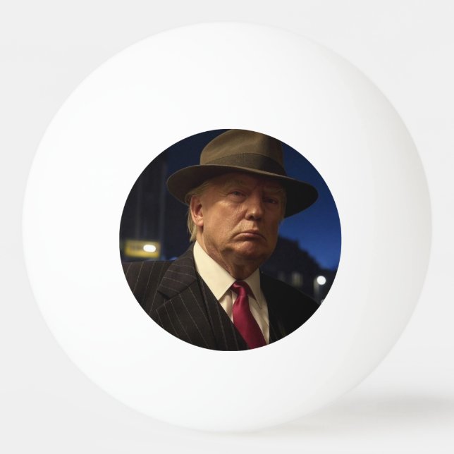 Pelota De Ping Pong El padrino de América Don J. Trump (Anverso)
