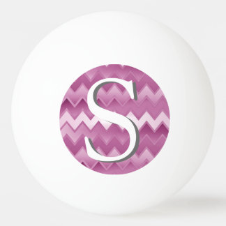 Pelota De Ping Pong El simple ZigZag - Rosa