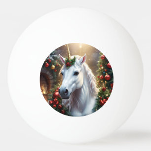 Pelota De Ping Pong “El Unicornio de Noel”