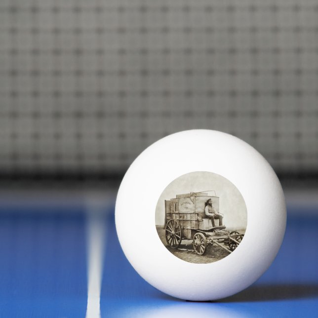 Pelota De Ping Pong El vagón de la fotografía de Roger Fenton (Neto)