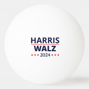 Pelota De Ping Pong Elecciones Harris Walz 2024 III