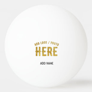 PELOTA DE PING PONG ELEGANTES PERSONALIZABLES BLANCOS VERIFICADOS DE M