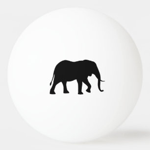 Pelota De Ping Pong Elephant Silhouette Africano