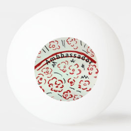 Pelota De Ping Pong Embajador