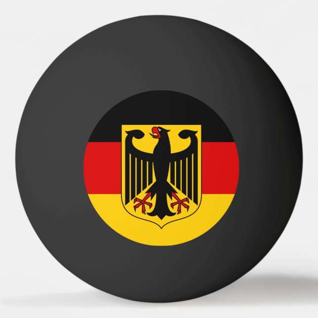 Pelota De Ping Pong emblema de alemania (Anverso)