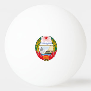 Pelota De Ping Pong Emblema norcoreano