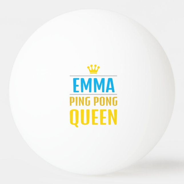 Pelota De Ping Pong Emma (Anverso)