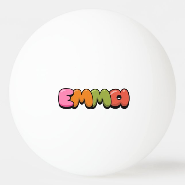 Pelota De Ping Pong Emma (Anverso)