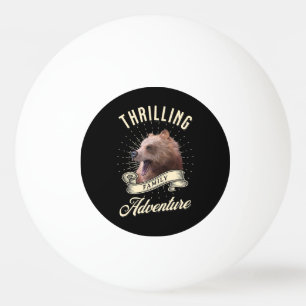Pelota De Ping Pong Emocionante Aventura Familiar Oso Salvaje