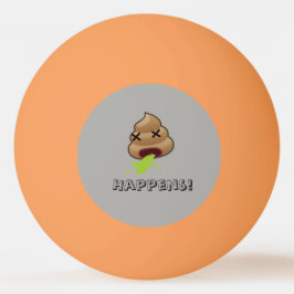 Pelota De Ping Pong Emoji de la buena suerte