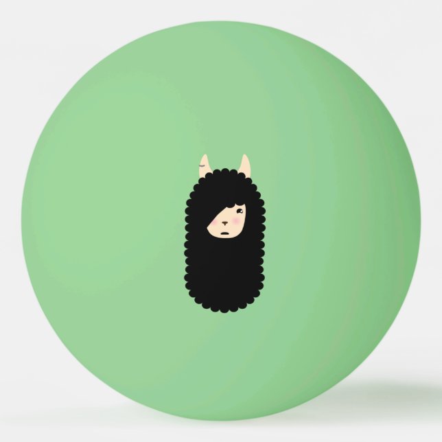 Pelota De Ping Pong Emoji de la llama gótica (Anverso)