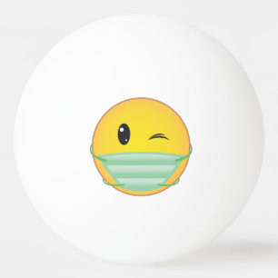 Pelota De Ping Pong Emoji de máscara