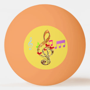 Pelota De Ping Pong Emoji de notas de música