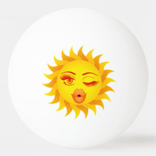 Pelota De Ping Pong Emoji de Sol