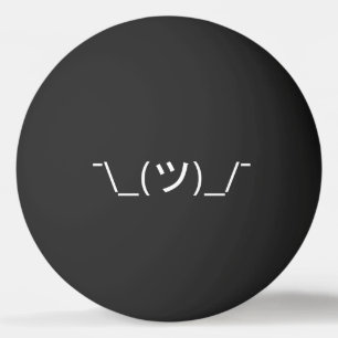 Pelota De Ping Pong Emoticon de arbusto ¯\_(ツ)_/ Ø Kaomoji Ping Pon ja