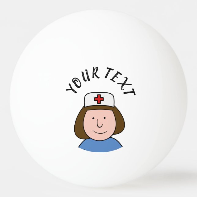 Pelota De Ping Pong Enfermero (Anverso)