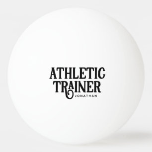 Pelota De Ping Pong Entrenador Atlético con Nombre Personalizado