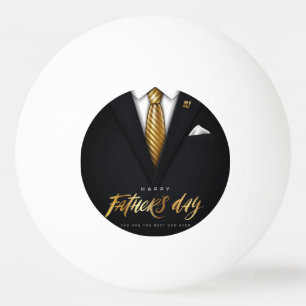 Pelota De Ping Pong Eres el mejor papá del Día del Padre Oro Negro de 