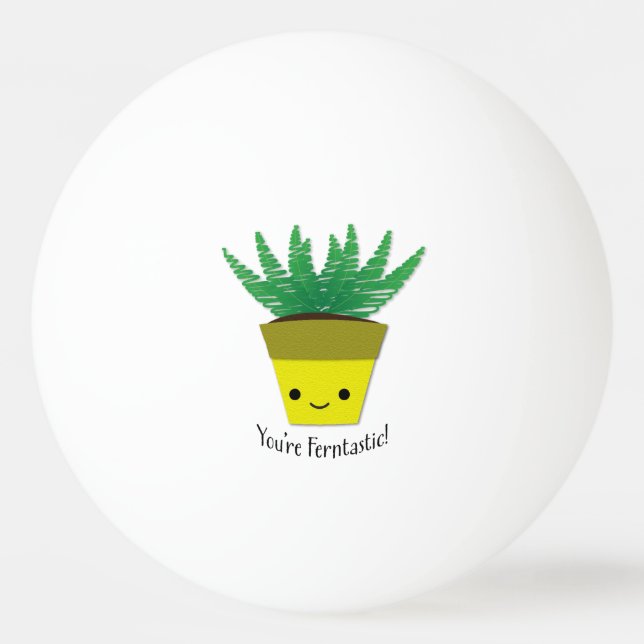 Pelota De Ping Pong Eres Ferntastic Fern (Anverso)