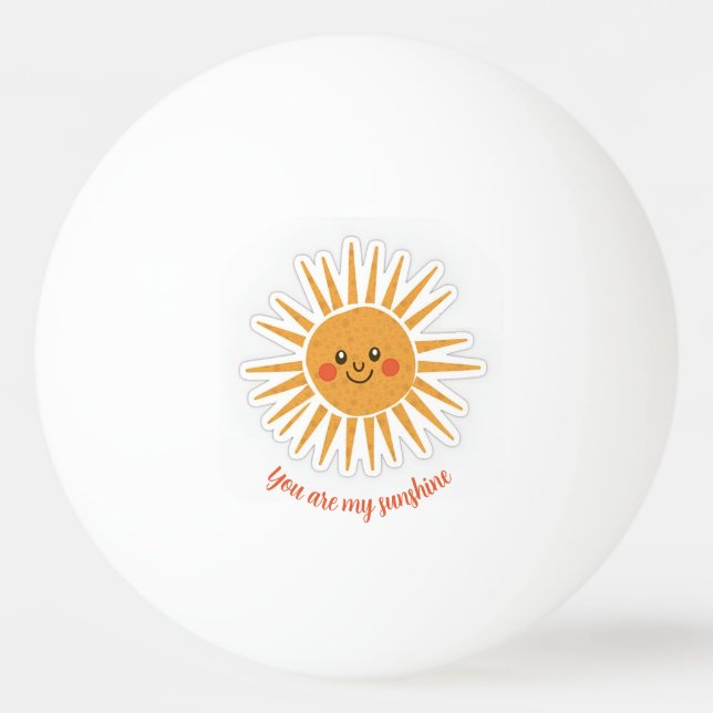 Pelota De Ping Pong Eres mi sol (Anverso)