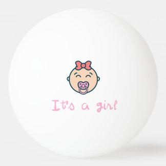 Pelota De Ping Pong ¡es una niña!